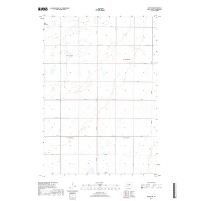 2017 Map of Orient SW, 2017 Print