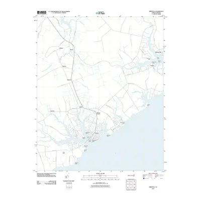2010 Map of Oriental, 2010 Print