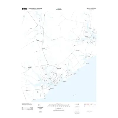 2013 Map of Oriental, 2013 Print