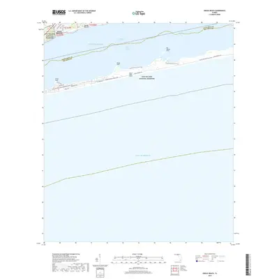 2018 Map of Oriole Beach, 2018 Print