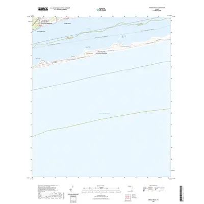 2021 Map of Oriole Beach, 2021 Print