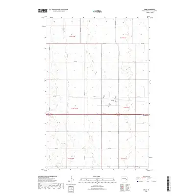 2017 Map of Oriska, 2017 Print