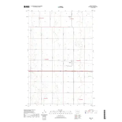 2020 Map of Oriska, 2020 Print