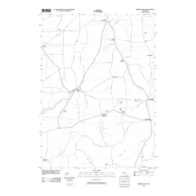 2010 Map of Oriskany Falls, 2010 Print