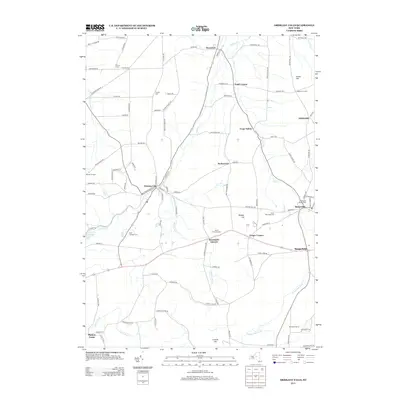 2013 Map of Oriskany Falls, 2013 Print