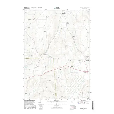 2016 Map of Oriskany Falls, 2016 Print