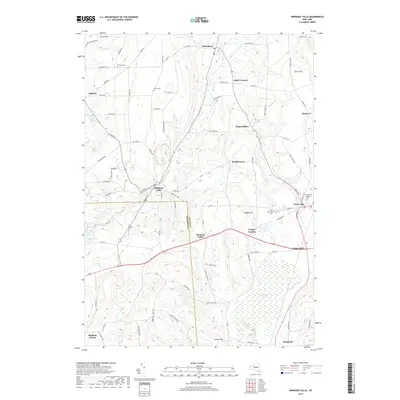 2019 Map of Oriskany Falls, 2019 Print