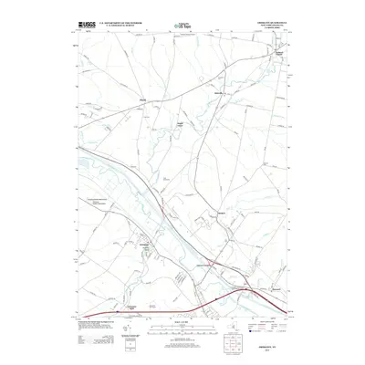 2013 Map of Oriskany, 2013 Print