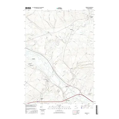 2016 Map of Oriskany, 2016 Print