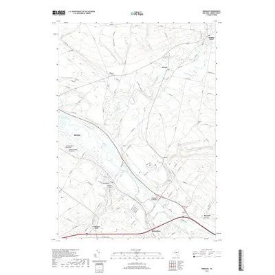 2019 Map of Oriskany, 2019 Print