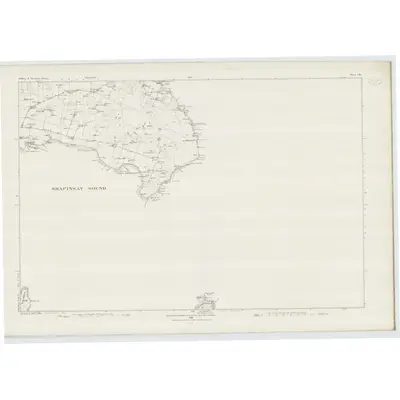 1879 Map of Orkney, Sheet CIII, 1882 Print
