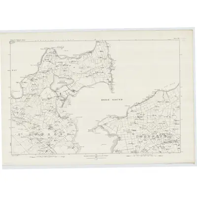 1880 Map of Orkney, Sheet CIX, 1882 Print