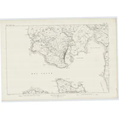 1880 Map of Orkney, Sheet CVI, 1882 Print