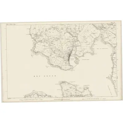 1880 Map of Orkney, Sheet CVI, 1882 Print