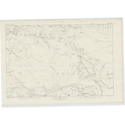 1880 Map of Orkney, Sheet CVII, 1882 Print