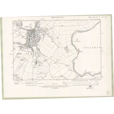 1959 Map of Orkney Sheet CVIII.NE