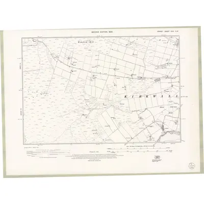 1959 Map of Orkney Sheet CVIII.NW