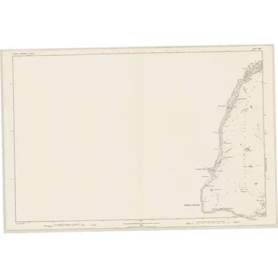 1880 Map of Orkney, Sheet CXI, 1882 Print
