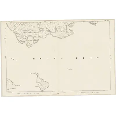 1877 Map of Orkney, Sheet CXIII, 1882 Print