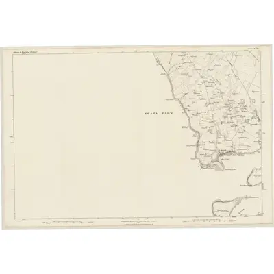 1879 Map of Orkney, Sheet CXIV, 1882 Print