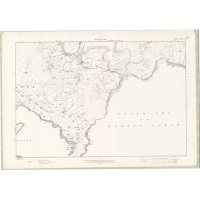 1900 Map of Orkney Sheet CXV, 1903 Print