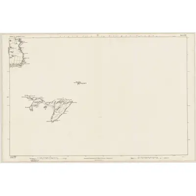 1880 Map of Orkney, Sheet CXVI, 1882 Print