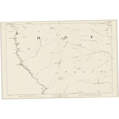 1880 Map of Orkney, Sheet CXVIII, 1882 Print