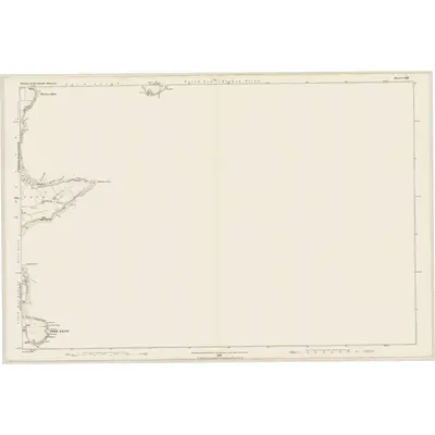 1879 Map of Orkney, Sheet CXXI, 1882 Print