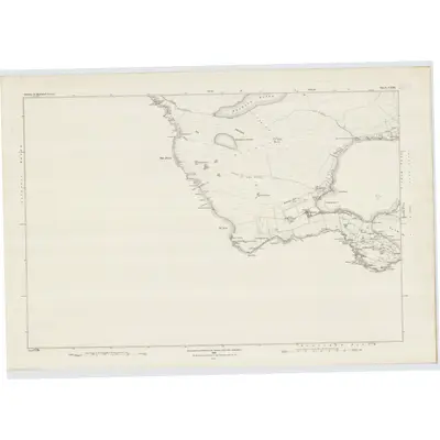 1880 Map of Orkney, Sheet CXXII, 1882 Print