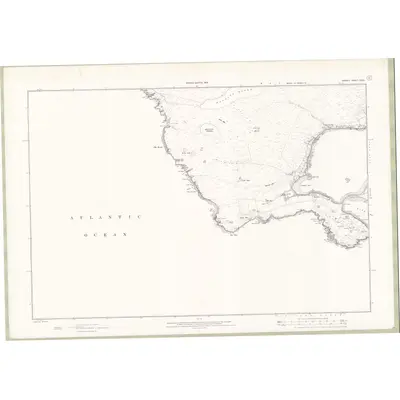 1900 Map of Orkney Sheet CXXII, 1903 Print