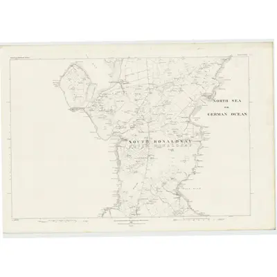 1879 Map of Orkney, Sheet CXXIV, 1882 Print