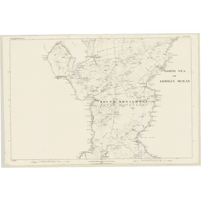 1879 Map of Orkney, Sheet CXXIV, 1882 Print