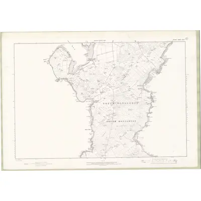 1900 Map of Orkney Sheet CXXIV, 1903 Print