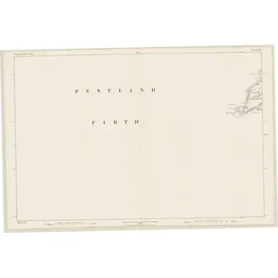 1877 Map of Orkney, Sheet CXXV, 1882 Print