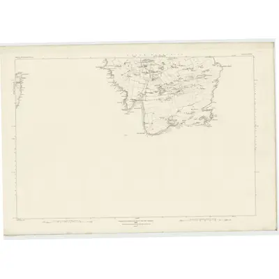 1879 Map of Orkney, Sheet CXXVI, 1882 Print