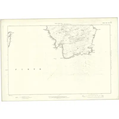 1900 Map of Orkney Sheet CXXVI, 1903 Print