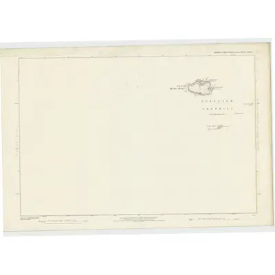1877 Map of Orkney, Sheet CXXVII, 1882 Print