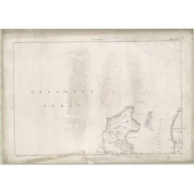 1900 Map of Orkney Sheet LXX, 1903 Print