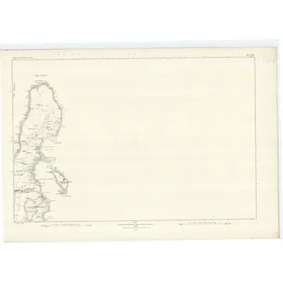 1879 Map of Orkney, Sheet LXXI, 1882 Print