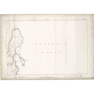 1900 Map of Orkney Sheet LXXI, 1903 Print