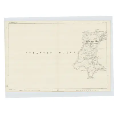 1879 Map of Orkney, Sheet LXXII, 1882 Print
