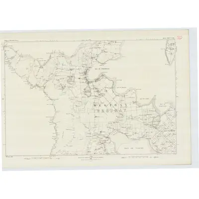 1879 Map of Orkney, Sheet LXXIV & LXXV, 1882 Print