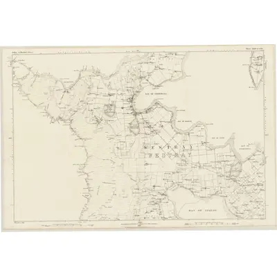 1879 Map of Orkney, Sheet LXXIV & LXXV, 1882 Print