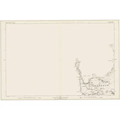 1879 Map of Orkney, Sheet LXXVII, 1882 Print