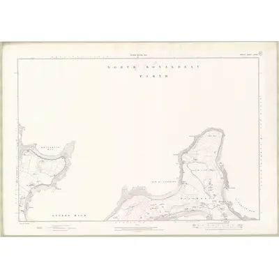 1900 Map of Orkney Sheet LXXVIII, 1903 Print