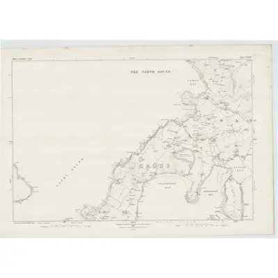 1879 Map of Orkney, Sheet LXXXI, 1882 Print