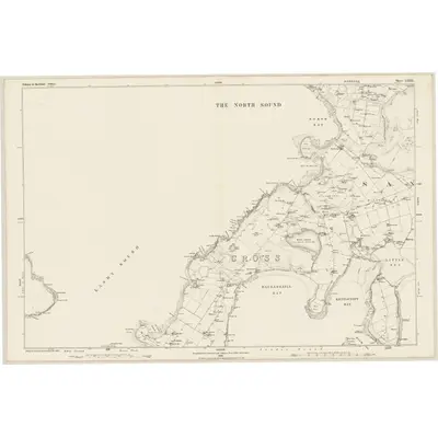 1879 Map of Orkney, Sheet LXXXI, 1882 Print