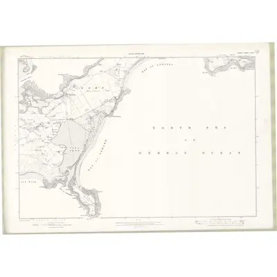 1900 Map of Orkney Sheet LXXXII, 1903 Print