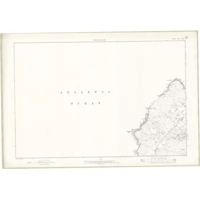 1900 Map of Orkney Sheet LXXXIV, 1903 Print