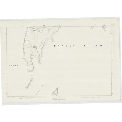 1879 Map of Orkney, Sheet LXXXVII, 1882 Print